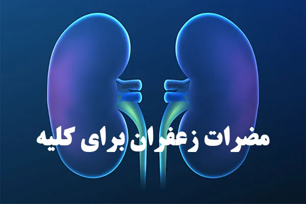 مضرات زعفران برای کلیه